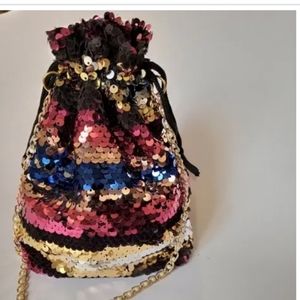 New Multicolor Drawstring Purse